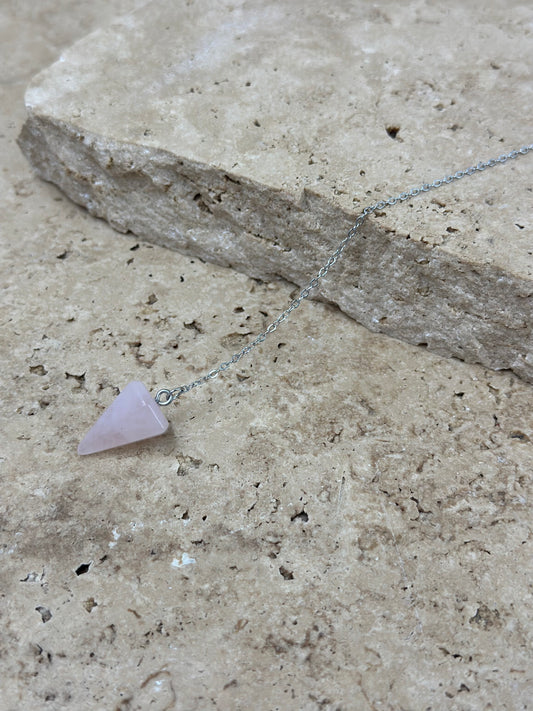 Rose Quartz Pendulum